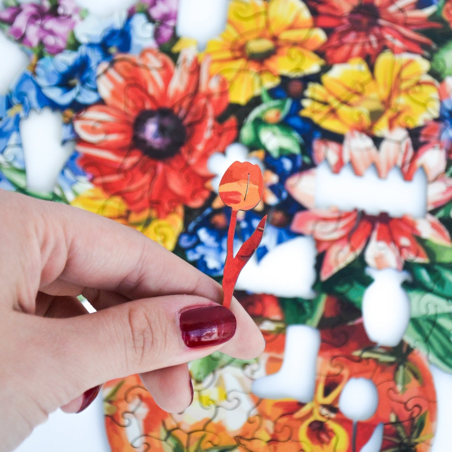 Garden Blossoms Puzzle - Lubiwood UK