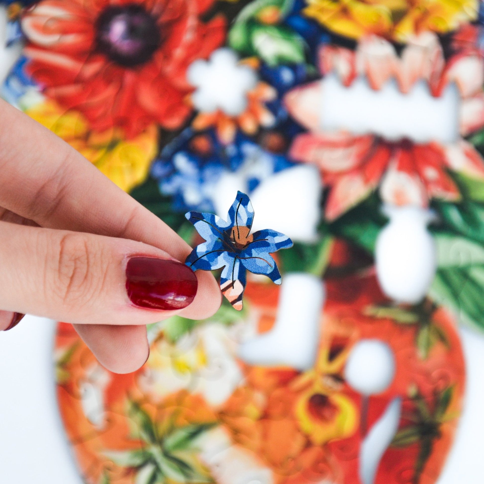 Garden Blossoms Puzzle - Lubiwood UK