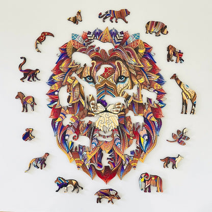 Mighty Lion Puzzle - Lubiwood UK